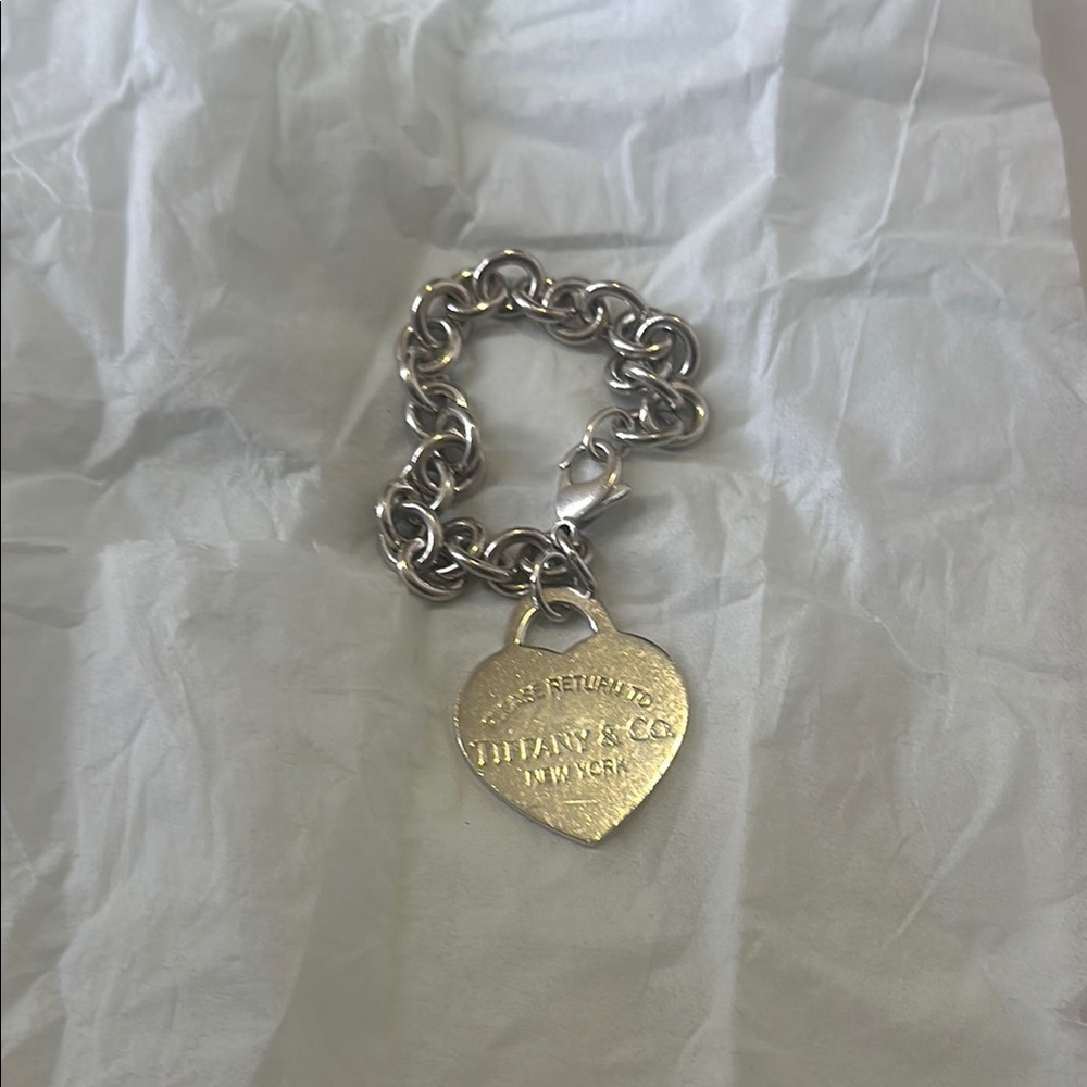 Silver Heart Charm Bracelet
